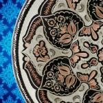 Safir Serisi - El İşi Bakır Tabak - 02