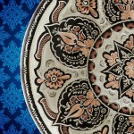 Safir Serisi - El İşi Bakır Tabak - 04