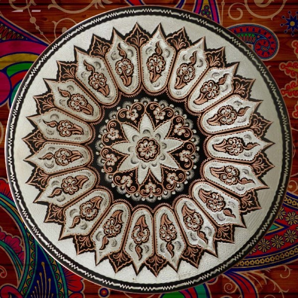 Yakut Serisi - El İşi Bakır Tabak - 02
