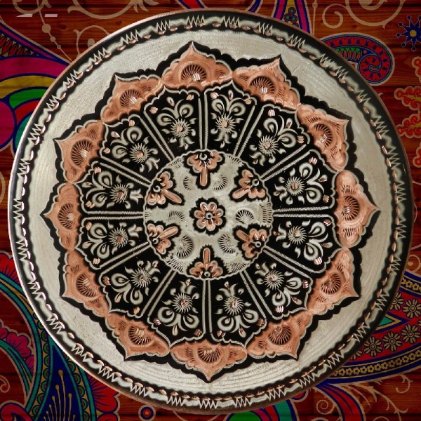 Yakut Serisi - El İşi Bakır Tabak - 05